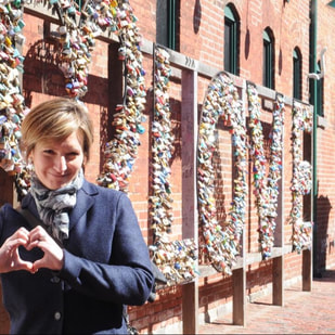 Janet Petruck Fanaki, Distillery District, Toronto, LOVE locket wall, Maggie Knaus, RESILIENT PEOPLE, caregiver story, stories about resilience