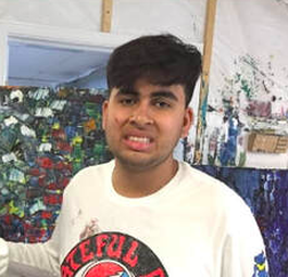 Autism is no barrier for famed Canadian teen artist Niam Jain